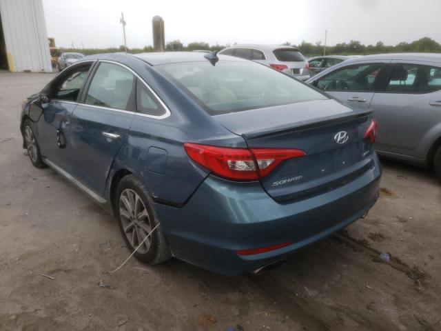 5NPE34AFXGH309043 - 2016 HYUNDAI SONATA SPORT  Foto 3