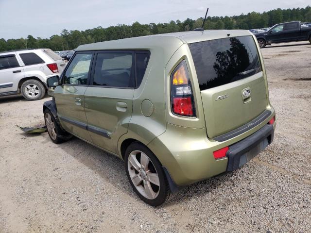 KNDJT2A2XA7115589 - 2010 KIA SOUL GREEN photo 3