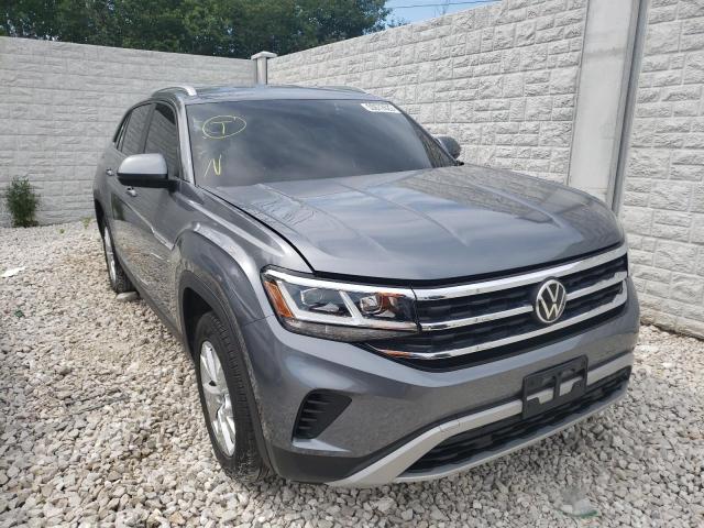 1V2GC2CA4MC201974 - 2021 VOLKSWAGEN ATLAS CROS GRAY photo 1