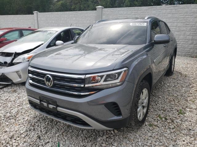 1V2GC2CA4MC201974 - 2021 VOLKSWAGEN ATLAS CROS Серый фото 2
