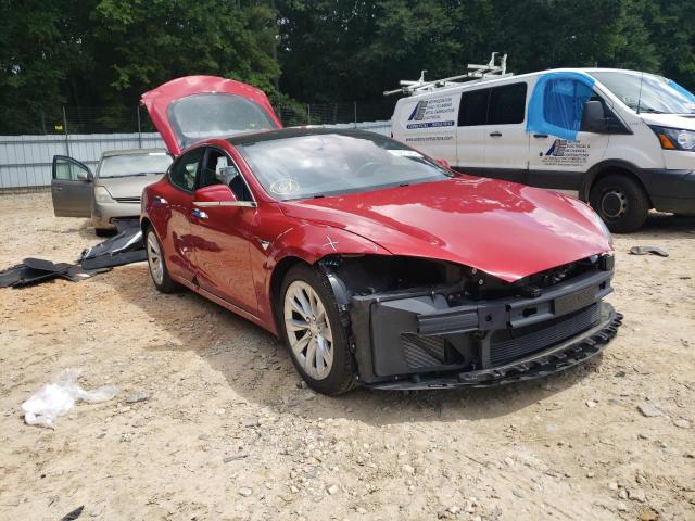 5YJSA1E23HF198558 - 2017 TESLA MODEL S Կարմիր լուսանկար 1
