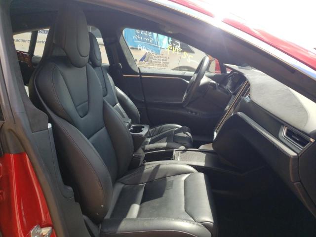 5YJSA1E23HF198558 - 2017 TESLA MODEL S Կարմիր լուսանկար 5