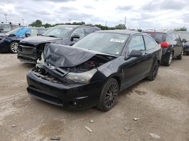 1FAHP3DN1AW177523 - 2010 FORD FOCUS SES BLACK photo 2