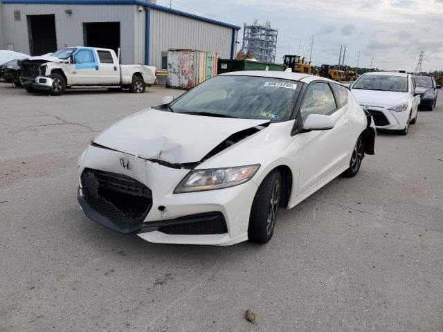 JHMZF1D40GS000294 - 2016 HONDA CR-Z WHITE photo 2