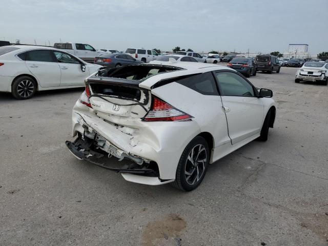 JHMZF1D40GS000294 - 2016 HONDA CR-Z WHITE photo 4