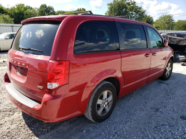 2C4RDGCG6DR548478 - 2013 DODGE GRAND CARA RED photo 4