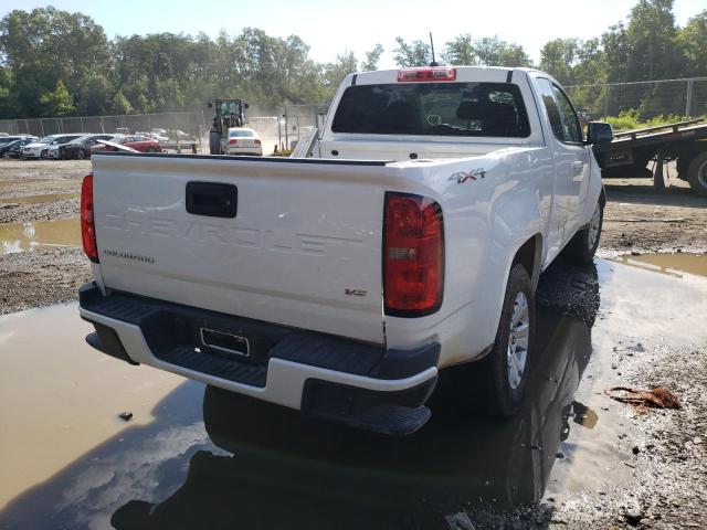 1GCHTCEN1M1293214 - 2021 CHEVROLET COLORADO L WHITE photo 4