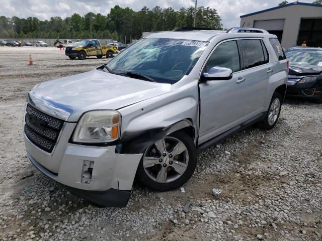 2GKFLTE3XF6104621 - 2015 GMC TERRAIN SILVER photo 2