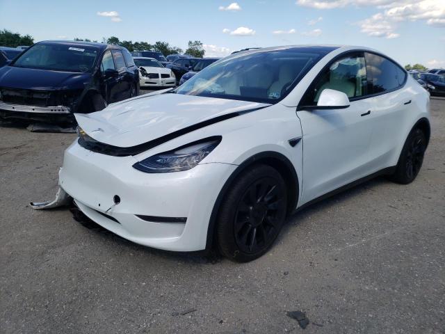 5YJYGDEE0MF121046 - 2021 TESLA MODEL Y أبيض صورة 2