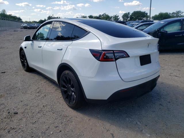5YJYGDEE0MF121046 - 2021 TESLA MODEL Y أبيض صورة 3