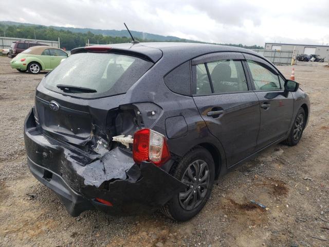 JF1GPAA67F8201283 - 2015 SUBARU IMPREZA GRAY photo 4