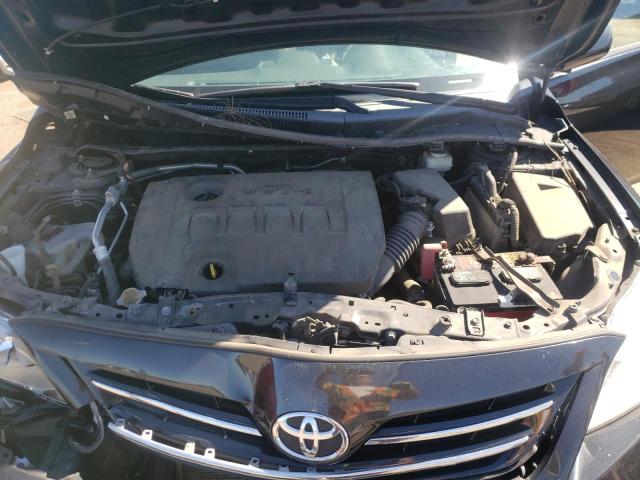 2T1BU4EE7DC111360 - 2013 TOYOTA COROALLA BLACK photo 7