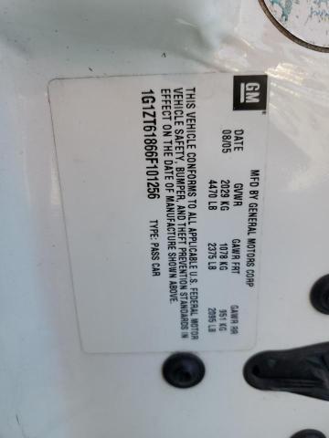 1G1ZT61866F101256 - 2006 CHEVROLET MALIBU MAX 白色 照片 10