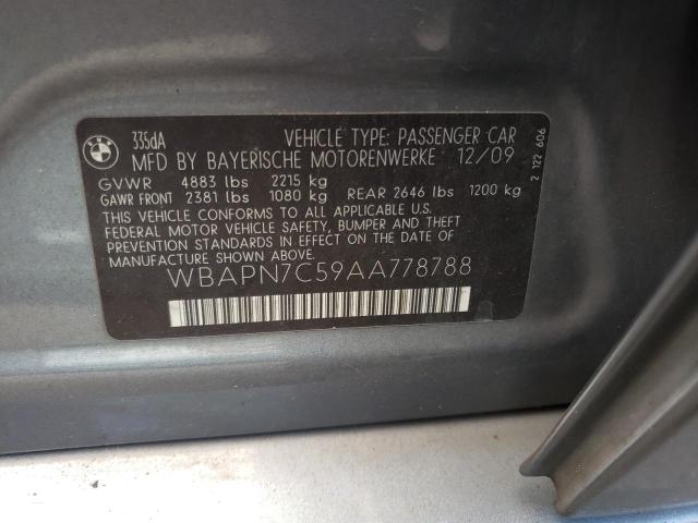 WBAPN7C59AA778788 - 2010 BMW 335 D Grau Foto 10