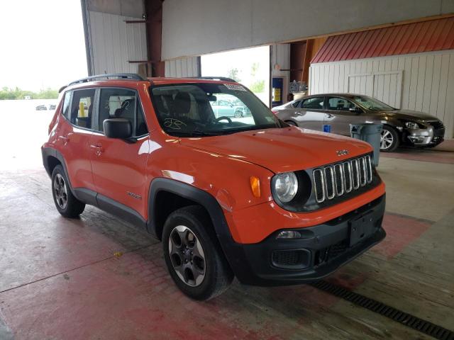 ZACCJBAB1HPE67956 - 2017 JEEP RENEGADE S 橙色 照片 1
