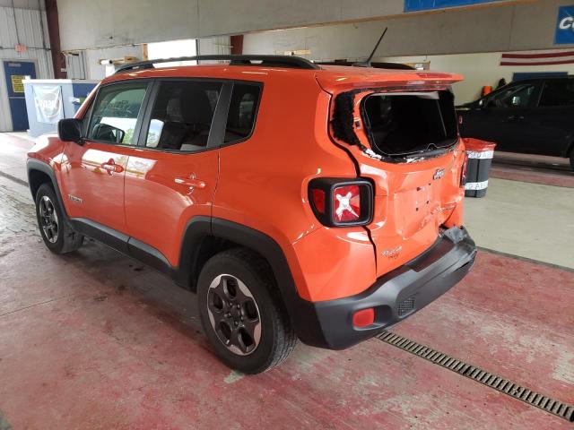ZACCJBAB1HPE67956 - 2017 JEEP RENEGADE S 橙色 照片 3