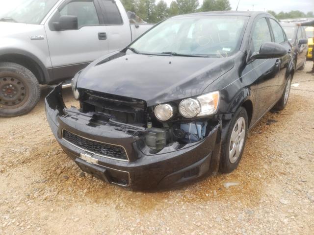 1G1JA5SH7E4130447 - 2014 CHEVROLET SONIC LS BLACK photo 2
