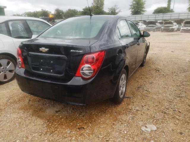 1G1JA5SH7E4130447 - 2014 CHEVROLET SONIC LS BLACK photo 4