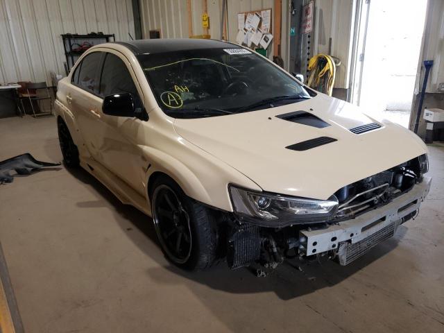 JA32W8FV9EU601138 - 2014 MITSUBISHI LANCER EVO CREAM photo 1