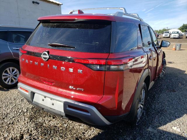 5N1DR3CC4NC202789 - 2022 NISSAN PATHFINDER RED photo 4