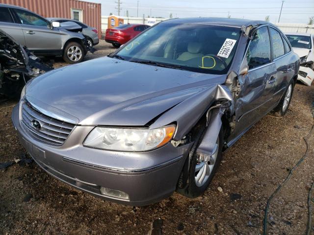 KMHFC46F06A124689 - 2006 HYUNDAI AZERA SE GRAY photo 2