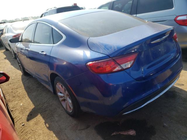 1C3CCCAB2FN706182 - 2015 CHRYSLER 200 BLUE photo 3