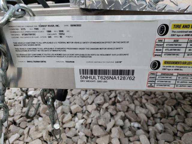 5NHULT626NA128762 - 2022 FORS TRAILER 绿色 照片 10