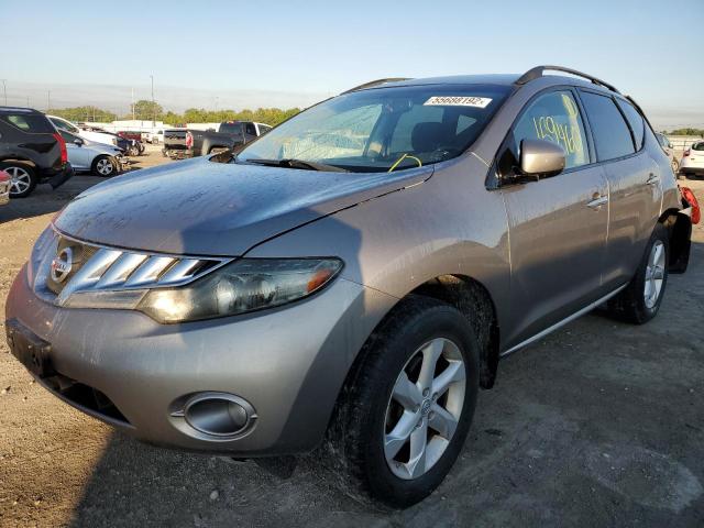 JN8AZ18U79W031347 - 2009 NISSAN MURANO TAN photo 2