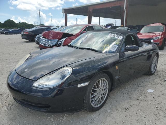 WP0CA2989XU631458 - 1999 PORSCHE BOXSTER BLACK photo 2