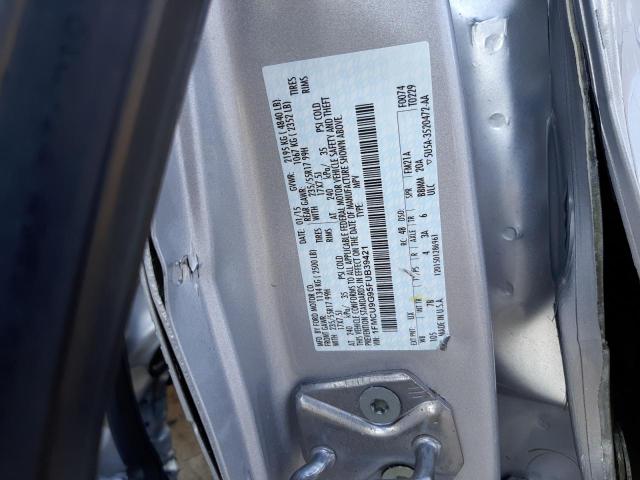 1FMCU9G95FUB39421 - 2015 FORD ESCAPE SE SILVER photo 10