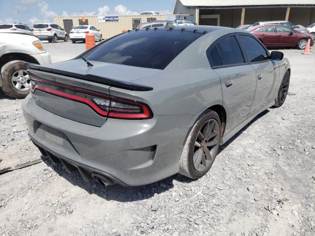 2C3CDXGJXKH678363 - 2019 DODGE CHARGER SC GRAY photo 4