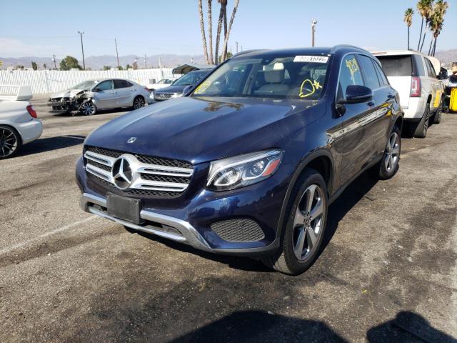 WDC0G4JB7KV151629 - 2019 MERCEDES-BENZ GLC 300 BLUE photo 2