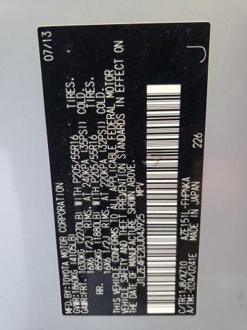 JTLZE4FE2DJ043925 - 2013 TOYOTA SCION XB 银色 照片 10