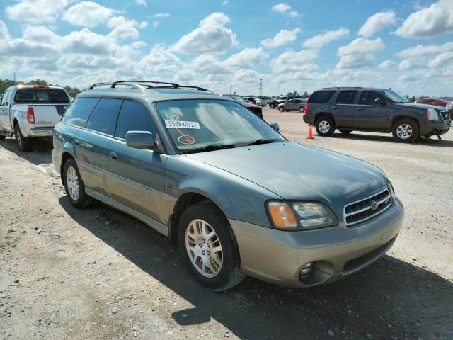 4S3BH806927639735 - 2002 SUBARU LEGACY OUT GREEN photo 1