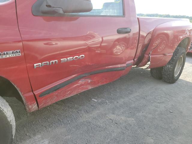 3D7ML46D66G252937 - 2006 DODGE RAM 3500 S RED photo 9