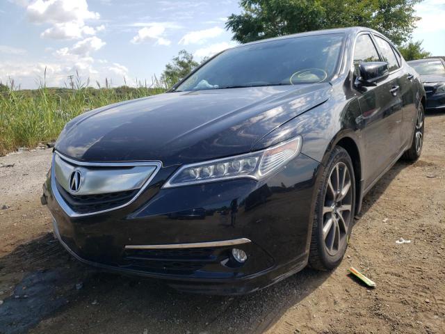 19UUB2F77GA009845 - 2016 ACURA TLX ADVANC BLACK photo 2
