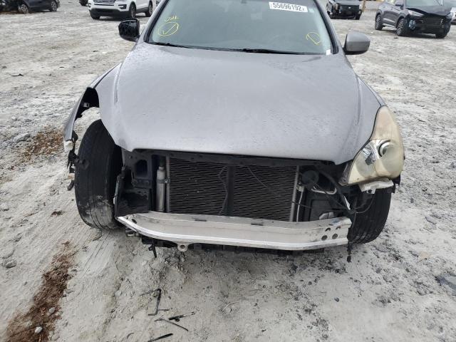 JNKAJ09E78M303716 - 2008 INFINITI EX35 BASE GRAY photo 9