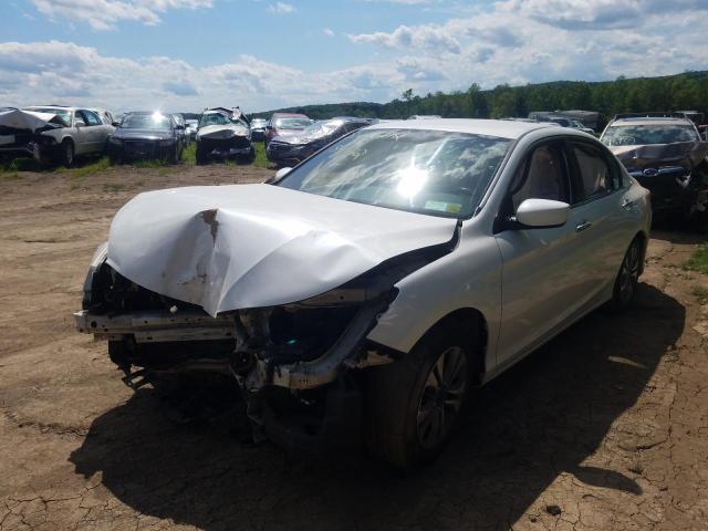 1HGCR2F39DA245929 - 2013 HONDA ACCORD LX WHITE photo 2