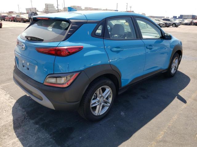 KM8K22AB8NU760624 - 2022 HYUNDAI KONA SEL BLUE photo 4