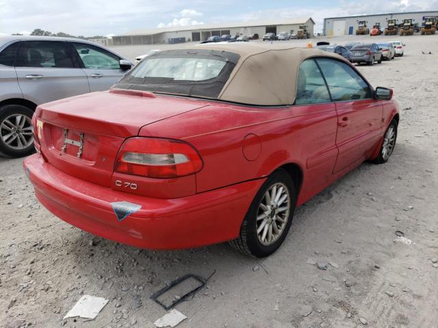 YV1NC56D9YJ010613 - 2000 VOLVO C70 TURBO RED photo 4