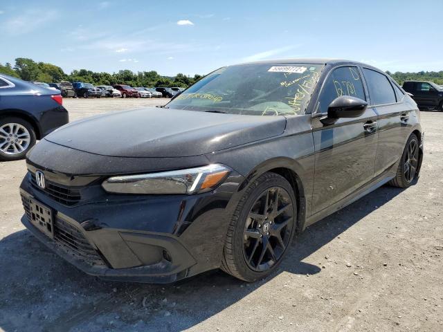 2HGFE2F52NH550265 - 2022 HONDA CIVIC SPOR BLACK photo 2