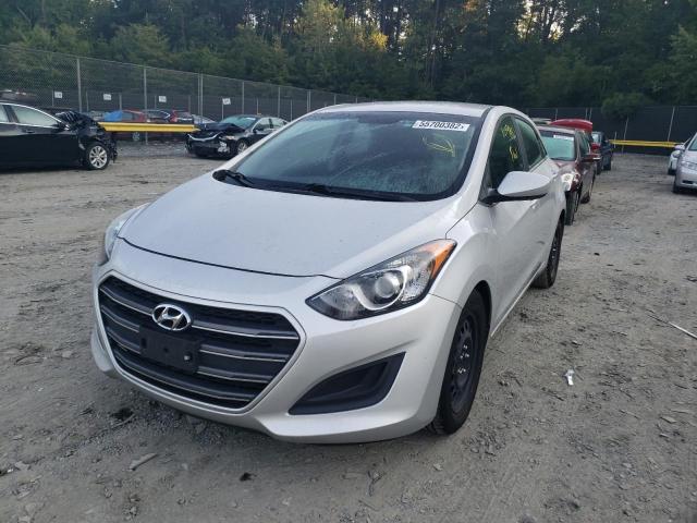 KMHD35LH4HU358080 - 2017 HYUNDAI ELANTRA GT SILVER photo 2