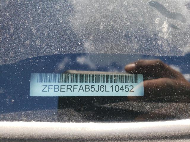 ZFBERFAB5J6L10452 - 2018 RAM PROMASTER BURGUNDY photo 10