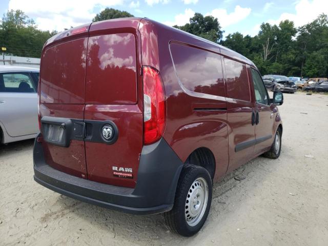ZFBERFAB5J6L10452 - 2018 RAM PROMASTER BURGUNDY photo 4