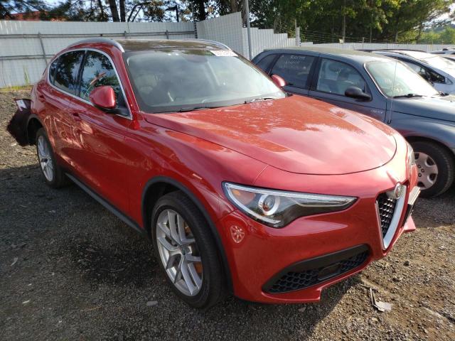 ZASFAKBN1J7B87678 - 2018 ALFA ROMEO STELVIO TI RED photo 1