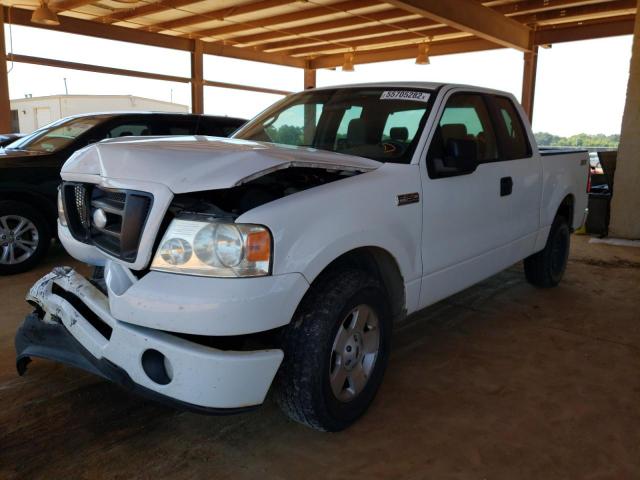 1FTRX12W07FB79691 - 2007 FORD F150 WHITE photo 2