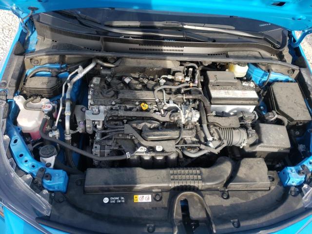 JTND4MBE2M3110411 - 2021 TOYOTA COROLLA SE BLUE photo 7