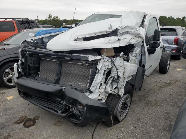 1GC0WLE73MF222444 - 2021 CHEVROLET SILVERADO WHITE photo 2