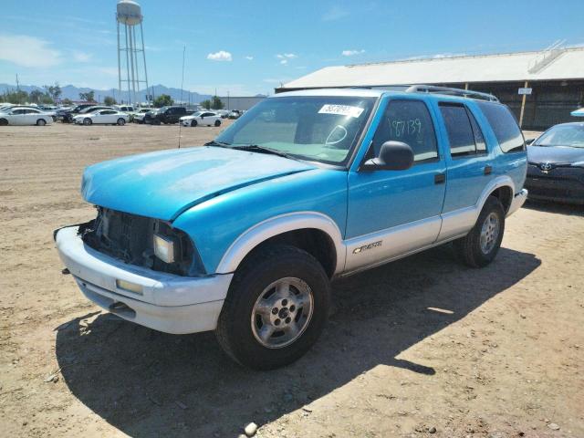 1GNDT13W4S2220898 - 1995 CHEVROLET BLAZER BLUE photo 2