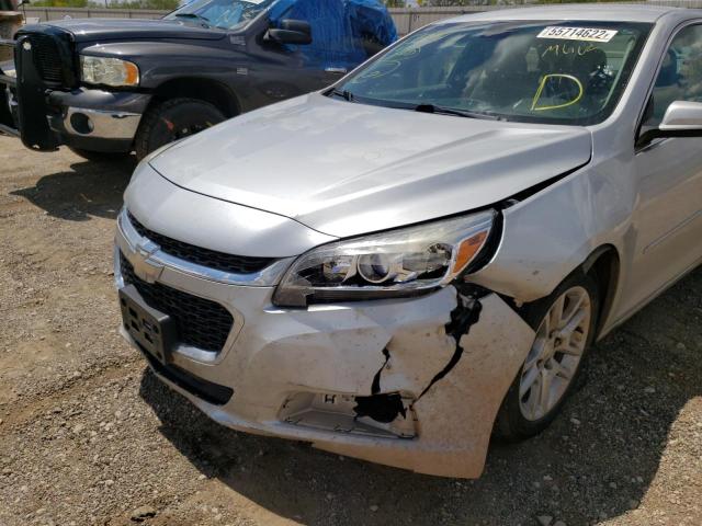 1G11C5SL2FF346551 - 2015 CHEVROLET MALIBU 1LT SILVER photo 9